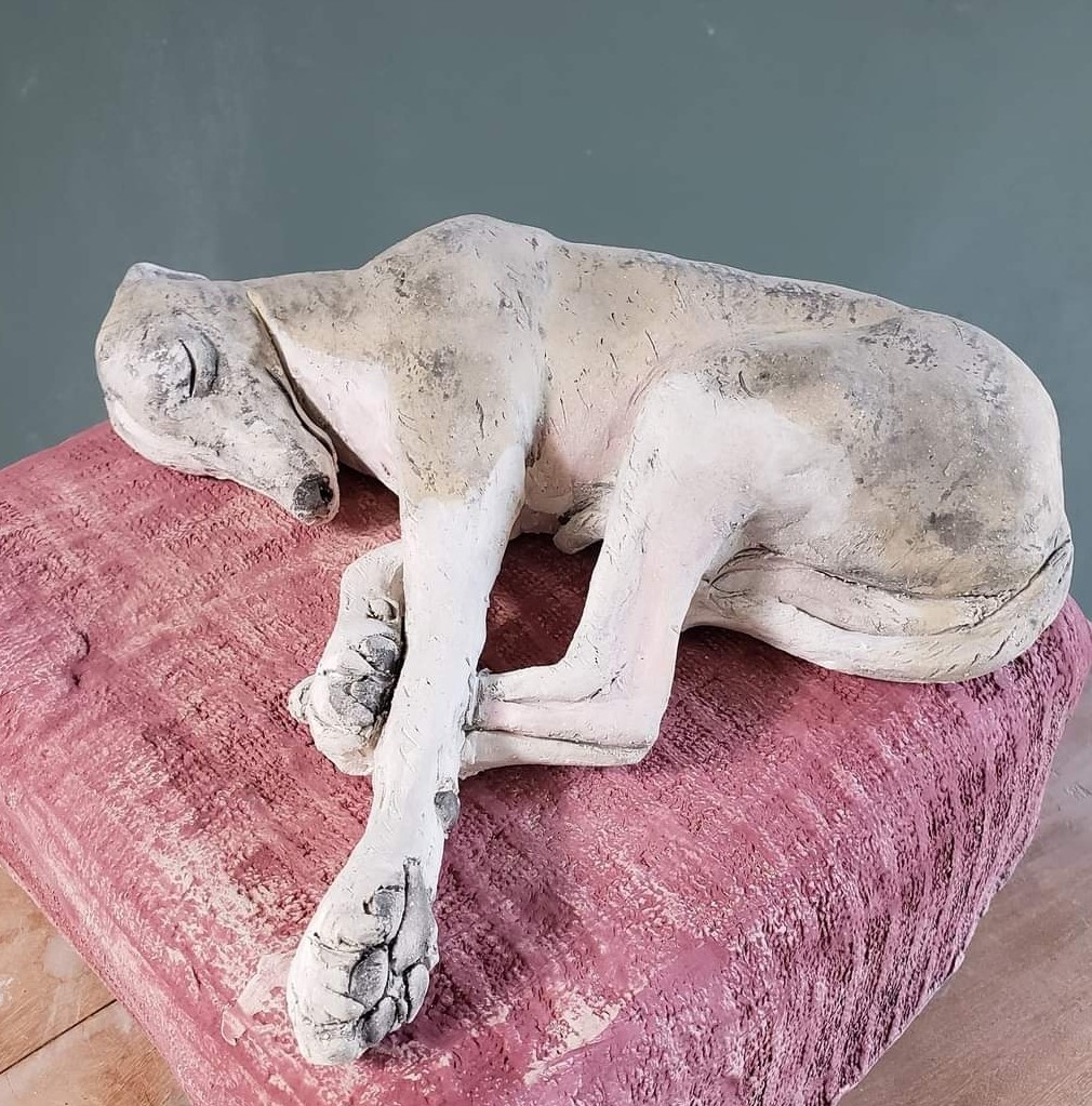 Sleeping Whippet (Sold)