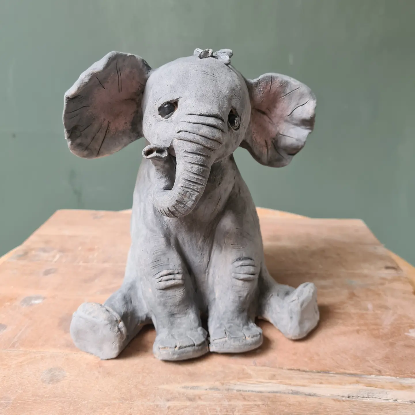 Baby Elephants at Buttercups Pottery, Great Ayton. 7th June 2024