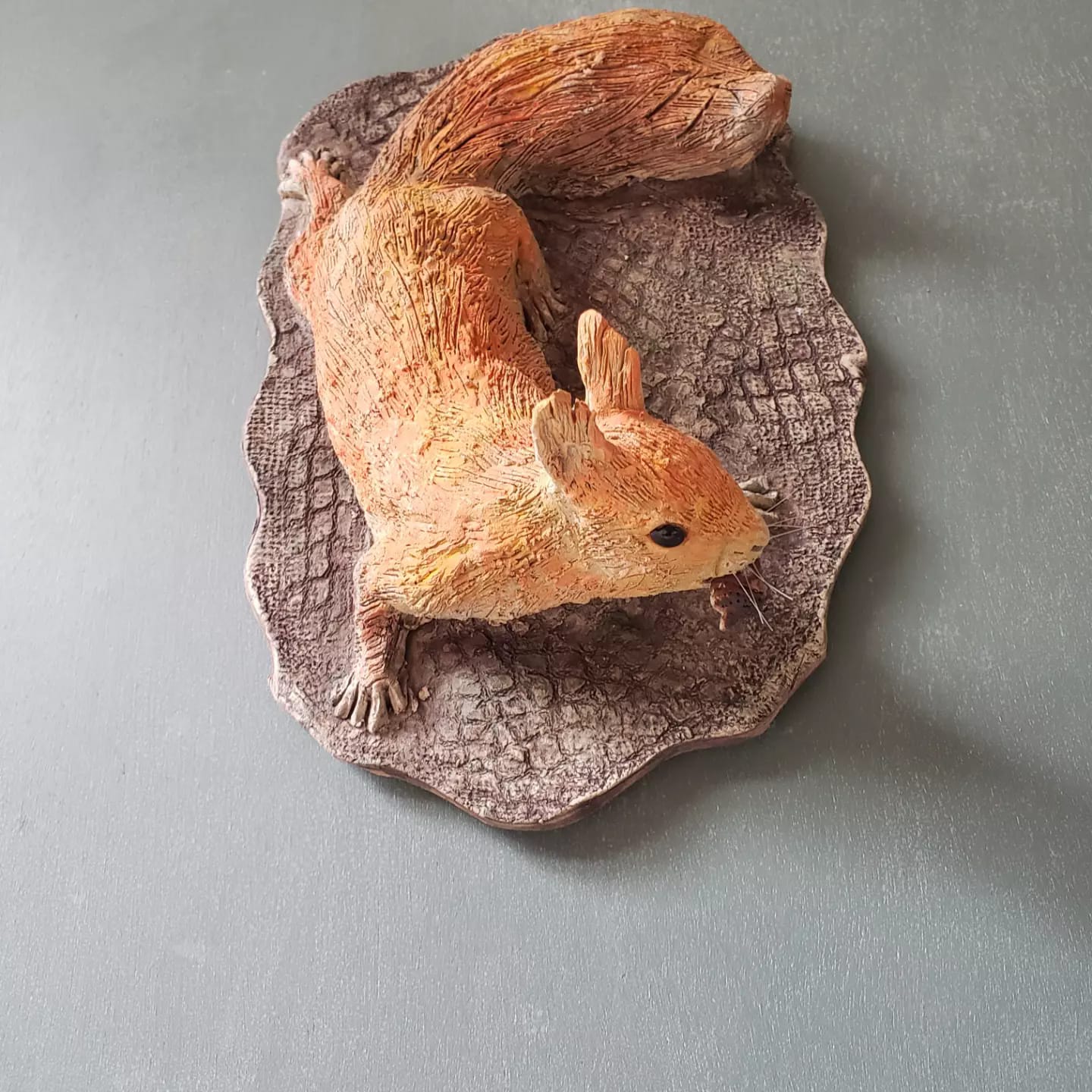 Red Squirrels Wall Art 16th July 2025 at my Studio in Bradford