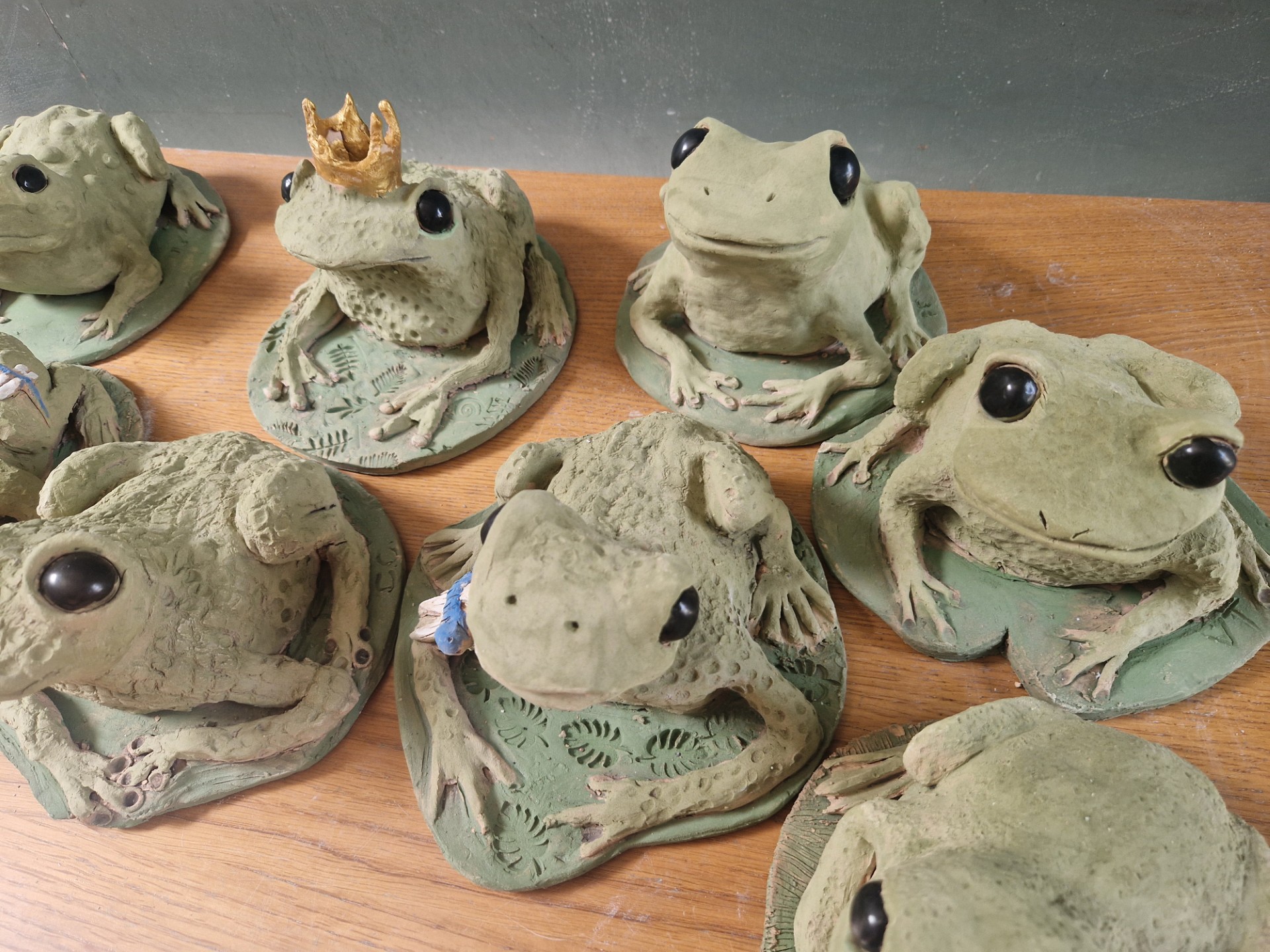 Fat Frogs & Toads Buttercups Pottery Near Great Ayton on Fri 25th Sept