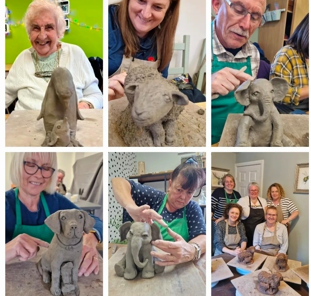 Sold Out! Two sculptures over two days ( £265 over two payments) & create what you like! reduced group size (and glazing session) at Clifton near Otley on 24th-25th July-2026